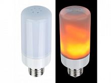 Лампа светодиодная декоративная с типом свечения «эффект пламени» ТМ Uniel LED-L60-6W/FLAME/E27  картинка 